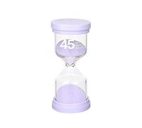 Sablier violet de 45 minutes pour enfants, assistant de gestion du temps pour cuisine, salle de classe, salon, bureau, décoration de la maison