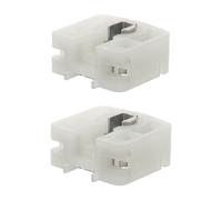 Sabot de Remplacement avec Plaque Acier Inoxydable Blanche | Support Fiable, Installation Simple, Anti-blocage, pour Fenêtres Aluminium et Vinyle Inclinables