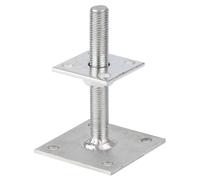 Sabot support poteau réglable 70/100 Galva Alberts - 218102