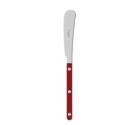 Sabre Paris | Couteau à beurre 21,5 cm Bistrot couleur Bordeaux et finition brillante. Couverts en Acier Inoxydable. Idéal pour le miel, la confiture, et toutes autres gourmandises à tartiner.