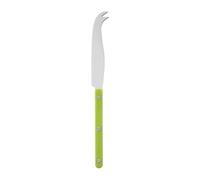 Sabre Paris | Couteau à fromage 24 cm Bistrot couleur Lime. Couvert en Acier Inoxydable. Efficace et élégant pour découper une large variété de fromages.