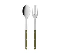SABRE Paris Couverts de service Bistrot Solid. 2 pièces Green fern