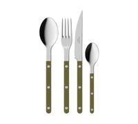 SABRE Paris Service de couverts Bistrot Solid. 4 pièces Green fern