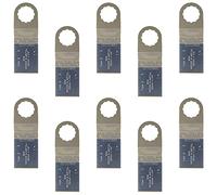 SabreCut 10pcs SC35B_10 35mm Bi-métal Métal Lames multitool Durable | Compatible avec Fein SuperCut & Festool Vecturo, lames HSS bi-métal coupent bois, métal et clous