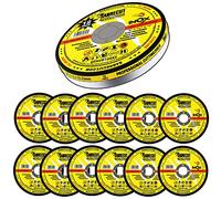 SabreCut 12pcs SCACD125AT 125mm 22.23mm Alésage Acier inox Lames | High-grade aluminium oxide et double fibreglass reinforcement offrent rapide, précis et durable INOX et métal coupe
