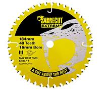 SabreCut 1pc SCCSF184CR4016 184mm 40T 16mm Alésage Lame scie circulaire TCT