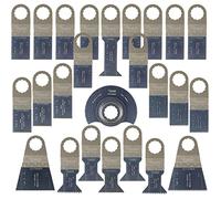 SabreCut 25pcs SCK25 Lames multitool Durable | Compatible avec Fein SuperCut & Festool Vecturo, lames mixtes coupent bois, métal et plastique
