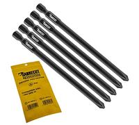 SabreCut 5pcs SC116PH2_5 116mm PH2 Embouts autofeed placo | Compatible avec Hilti SMD 57 SMD57 116/4 1/2, Phillips No.2 simple extrémité, pointe forgée améliore résistance chocs