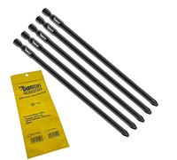 SabreCut 5pcs SC177PZ2_5 177mm PZ2 Embouts autofeed placo | Compatible Makita DFR750 DFR750RME BFR750 6844 P-67789, simple extrémité, robuste forgé pointe améliore résistance aux chocs