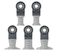 SabreCut 5pcs SCFNK5 Lames multitool Longue durée | Compatible avec Bosch, Fein (Non-StarLock), lames HSS bi-métal coupent bois, métal et clous