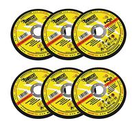 SabreCut 6pcs SCACD125A 125mm 22.23mm Alésage Acier inox Lames | High-grade aluminium oxide et double fibreglass reinforcement offrent rapide, précis et durable INOX et métal coupe