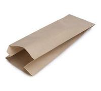 Sac 3 baguettes en papier kraft 16,5 + 6 x 51 cm 1000 unités Betik Marron