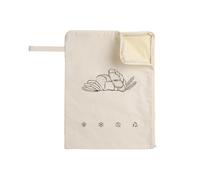 Sac à - 43,2 cm - Sac de rangement à à la d'abeille - Sac de fermentation réutilisable en d'abeille et tissu pour , baguettes et pâte dans la cuisine