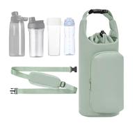 Sac à bandoulière pour bouteille - Support hydro matelassé avec sangle Crōssbody - Pour femme - Pour la randonnée, la marche, la salle de sport | Étui de transport rembourré et portable pour boissons