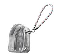 Sac à bandoulière transparent pour petits objets, pochettes de rangement portables en PVC avec sangle réglable pour un usage quotidien, pochettes de rangement transparentes multifonctionnelles, E