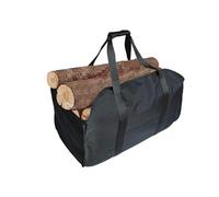 Sac à bois, sac pliable pour cheminée, porte-bûches, sac de transport de bûches en toile résistant à l'eau, durable avec poignées pour cheminée, pour transporter des bûches, pour intérieur et