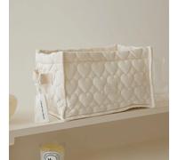 Sac à couches en coton pour bébé, panier de rangement pour vêtements et jouets, organisateur d'articles pour bébé, literie, berceau, caddie, sac de rangement pour couches Small round(20x15cm)
