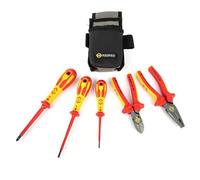 Sac à courroie avec outils, 6 pièces
