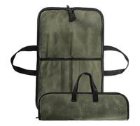 Sac À Couteaux De Chef - Pochette D'ustensiles De Cuisine De Voyage Avec Compartiments, Organisateur De Rouleaux De Couteaux En Toile Cirée, Mallette À Outils Professionnelle | Sac De Rangement Portab