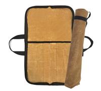 Sac à couteaux de chef - Porte-outils de cuisine de voyage, pochette en toile cirée robuste, pochette en toile cirée, étui de transport de couverts, organisateur d'outils pour la cuisine, l'école, la