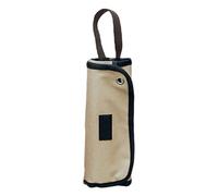 Sac à couverts enroulable à 12 compartiments - Sac de rangement multifonction pour fourchettes, cuillères, baguettes, voyage, camping, cuisine, pique-nique, ustensiles de cuisine, 38 x 24 cm