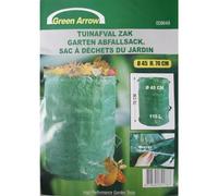 Sac à Déchet de Jardin 110 L Réutilisable Résistant avec Poignées Feuilles élagage