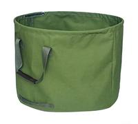 Sac à déchets de jardin en toile robuste pour la collecte des feuilles et le nettoyage de la cour, sac de rangement imperméable réutilisable avec poignées renforcées pour la récolte de fruits, légumes