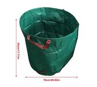 Sac à déchets verts,Sac de jardin de grande capacité,sac à feuilles réutilisable poubelle pliable sac de - Type 120L 32Gallon
