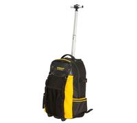 STANLEY FATMAX Sac à Dos Porte-Outils à Roulettes - Nylon Ultra Résistant 600 Deniers - Multipoches - Double Fermeture Zip - Roues Robustes et Maniables - Poignée Télescopique 1-79-215