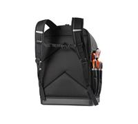 VEVOR Sac à Dos à Outils, Charge 45,3 kg, Sac à Outils, 38x23x54,6 cm, avec 56 Poches, Compartiment Ordinateur Portable, Base, Organisateur à Outil Robuste pour Chantier, Électricien, Réparateur CVC
