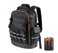 Sac à Dos à Outils - DUOKU - Modèle ZL-GJD-0312 - Charge 31,75 kg - 64 Poches - Compartiment PC