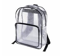 Sac à dos à outils transparent antistatique en PVC pour électricien, plombier, charpentier