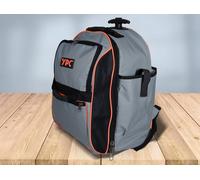 Sac à dos à roulettes YPC Juggernaut XXL pour outils – Organiseur d'outils imperméable, poignée télescopique robuste, poignées de transport et fond en plastique, bandoulière avec sangle de poitrine, g