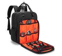 Sac à dos Barman Bag, kit de barman avec compartiments rembourrés, couleur noire