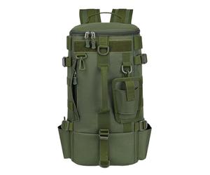 Sac à dos de grande capacité - Sac étanche pour équipement avec porte-canne | Organisateur d'appâts étanche à l'eau avec séparation à sec | Sac à outils de voyage en Mo, vert, Fare riferimento alla