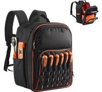 Sac à dos d'outils robuste pour électriciens - 49 poches Sac à outils - Résistant aux déchirures et durable