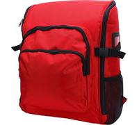 Sac à dos pour outils de nettoyage 45x32x19cm Grande capacité 1000D Oxford Cloth Anti Splashing Housekeeping Supplies Bag Red