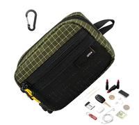 Sac à dos pour sangle d'épaule | poche avec fermeture éclair imperméable | porte-cartes avec fermeture à glissière, sac à outils, pour monnaie en espèces, clé outil voyage, camping, escalade chasse