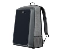 Sac à dos solaire 13 W avec fonction de recharge USB – Sac à dos à panneau solaire pour téléphone portable, tablette et batterie externe, idéal pour les voyages et les activités de plein air