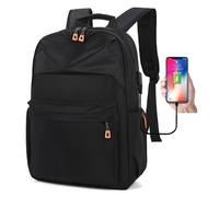 Sac a dos technique 15.6 Pouces Imperméable, Grande capacité de rangement, pour plein air, randonnée, Noir