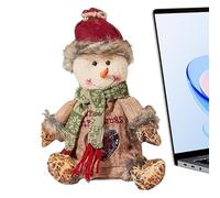 Sac à friandises de Noël - Étuis tridimensionnelles avec fermeture éclair du Père Noël renne bonhomme de neige - Sac réutilisable avec fermeture éclair pour stocker des bonbons, des aliments et des