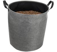 Sac à granulés en tissu - EDA - Jura Montania - 60 L - Capacité 30 kg - Ø 44 X H.45 cm - Gris