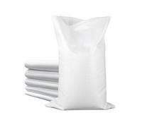 Sac à Gravat 50x80 cm Lot de 100 - Sacs en Polypropylène Alimentaire pour Cereale Chantier Riz et Grain | Sacs de Chantier, de Jardin et à Sable | Tissés PP | Réutilisables (100)