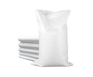 Sac à Gravat 50x80 cm Lot de 100 - Sacs en Polypropylène Alimentaire pour Cereale Chantier Riz et Grain | Sacs de Chantier, de Jardin et à Sable | Tissés PP | Réutilisables (100)