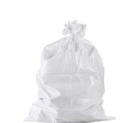 Sac à gravats avec Cordon de Fermeture 45x70cm | Sac PP tissé pour Gravats 25kg | Lot de 100 Sacs
