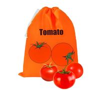 Sac à laitue et fruits - Pochette réutilisable avec cordon de serrage avec feuille d'aluminium pour le stockage frais | Parfait pour la cuisine d'appartement, le marché agricole, les courses et le