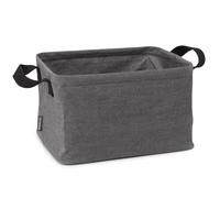 Sac à linge 35 l, poivre noir, tissu, Brabantia