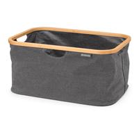 Sac à linge 40 l, noir poivre, tissu, Brabantia
