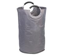 : Sac à linge 65 L avec poignées - gris anthracite