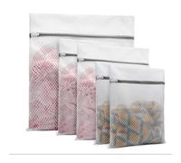 Sac à linge avec fermeture éclair pour vêtements délicats Blanc